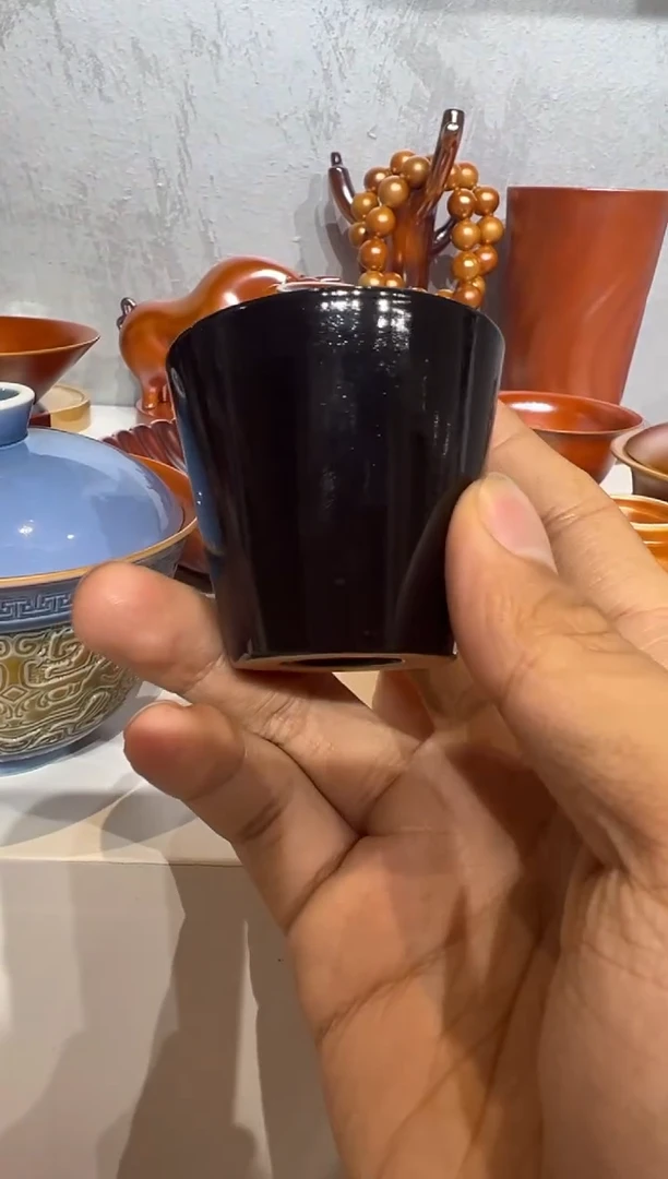 123柴房陶瓷柴烧主人杯