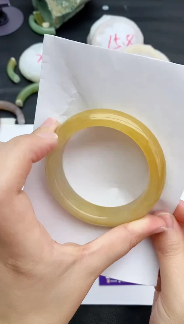 未镶嵌手镯石英质玉247+57/58