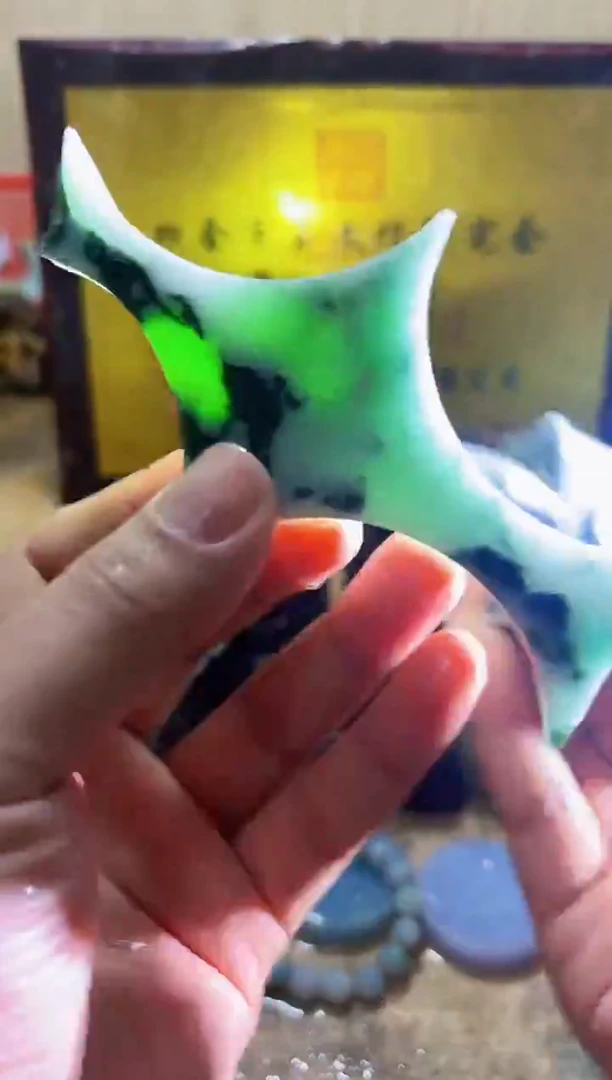 未镶嵌挂件翡翠A货常星7797