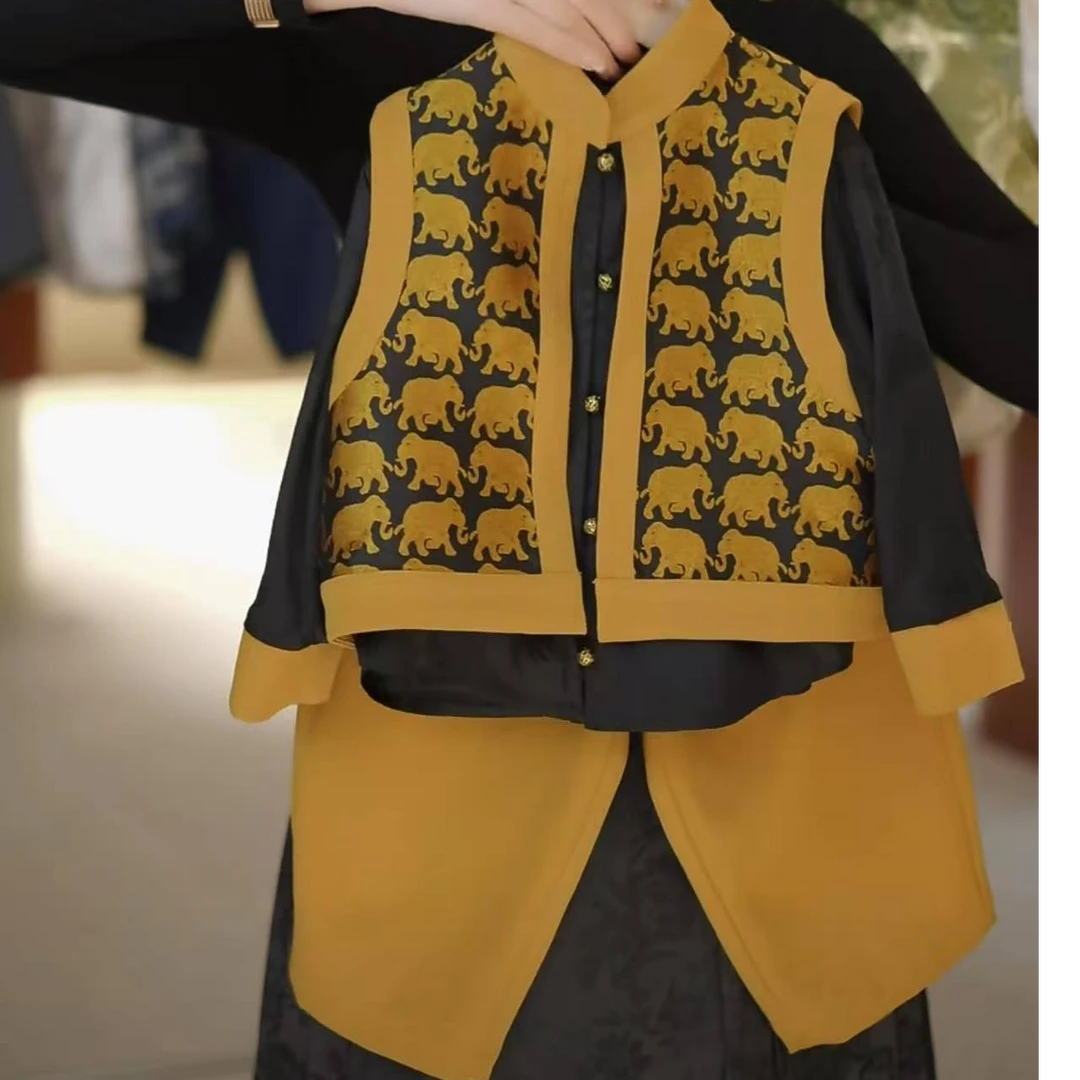 【金象呈祥】百伊2025春夏新品原创新中式汉服国风套装MJC256048