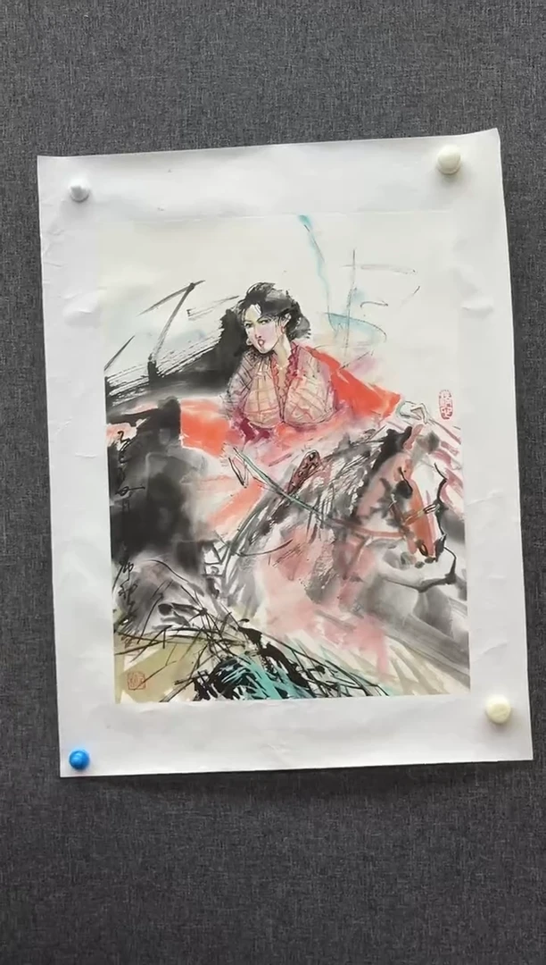 国画炳山艺术--包布和老师作品