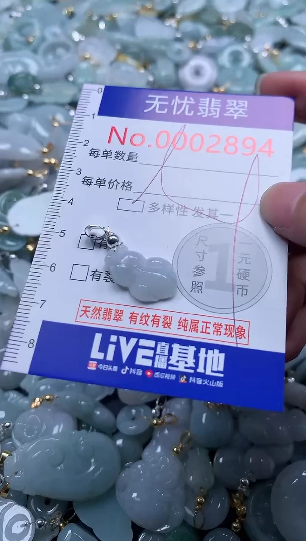 翡翠未镶嵌吊坠(不含链)2894