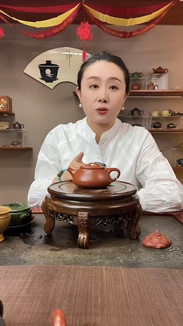 茶杯紫砂光器景舟石瓢 红卫朱泥 徐建义