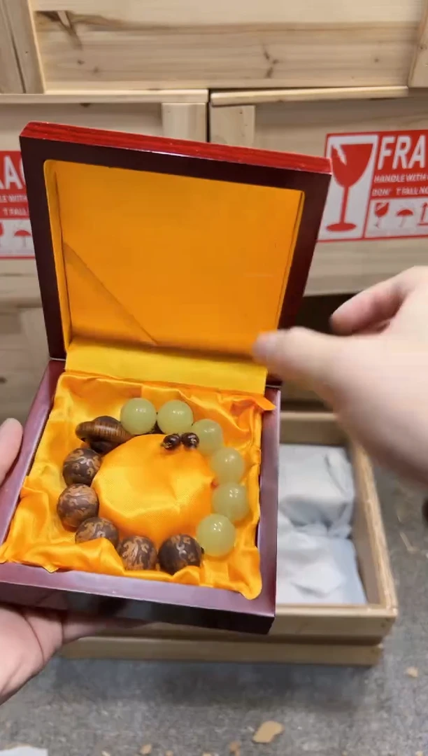 陈氏文玩云仓木制类手串无礼盒ys963