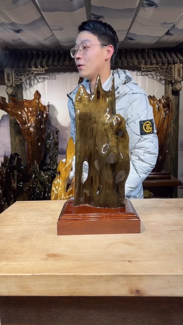 【闪购商品】金丝楠金丝楠小叶桢楠摆件40-20-16