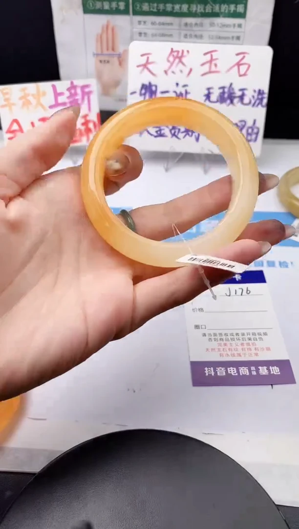 未镶嵌手镯石英质玉j176-HHB60+