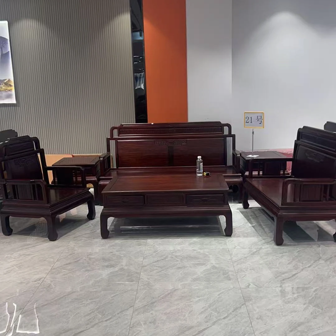 得意沙发新中式实木沙发客厅家用别墅成套两用大户型