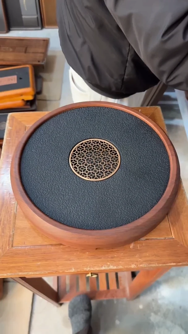 【闪购商品】茶盘茶盘茶盘茶盘直径32密胺边框非实木