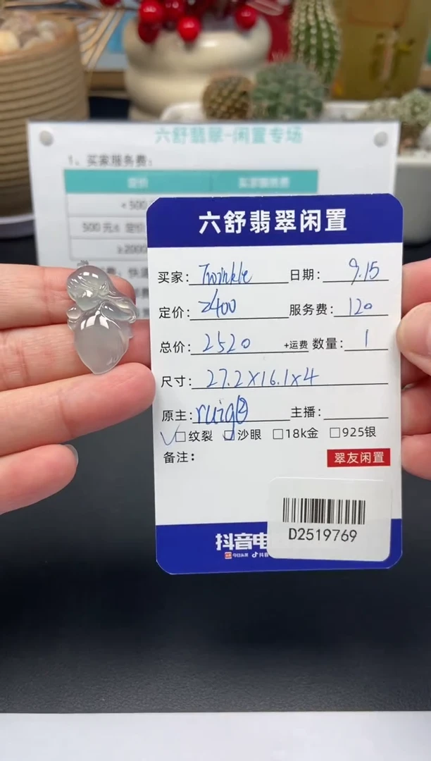 颈饰未镶嵌翡翠T****eD2519769