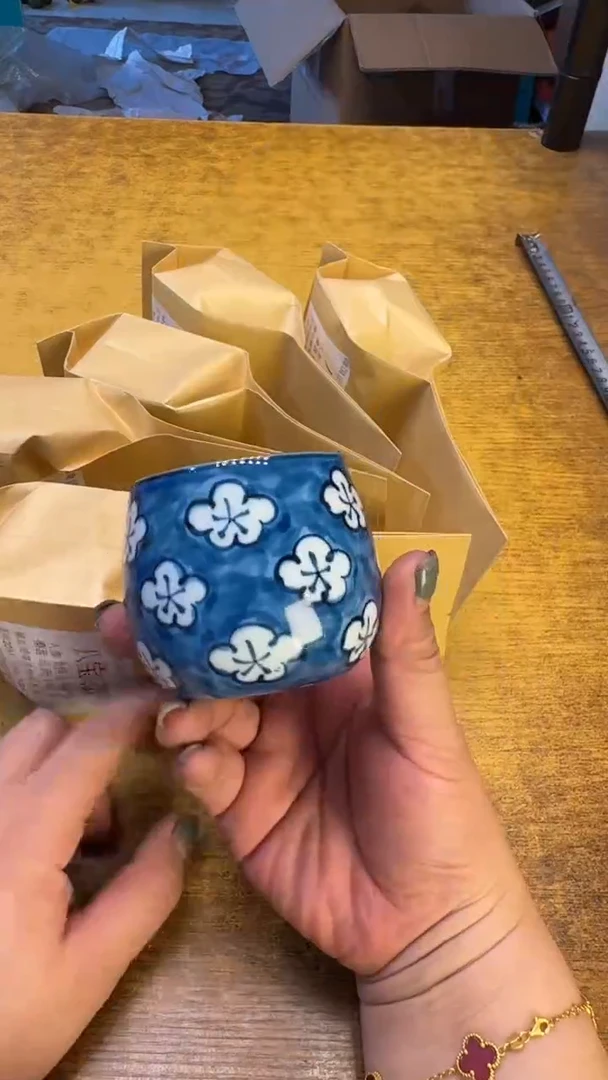 瓷器瓷器瑕疵瑕疵145八宝十件碗