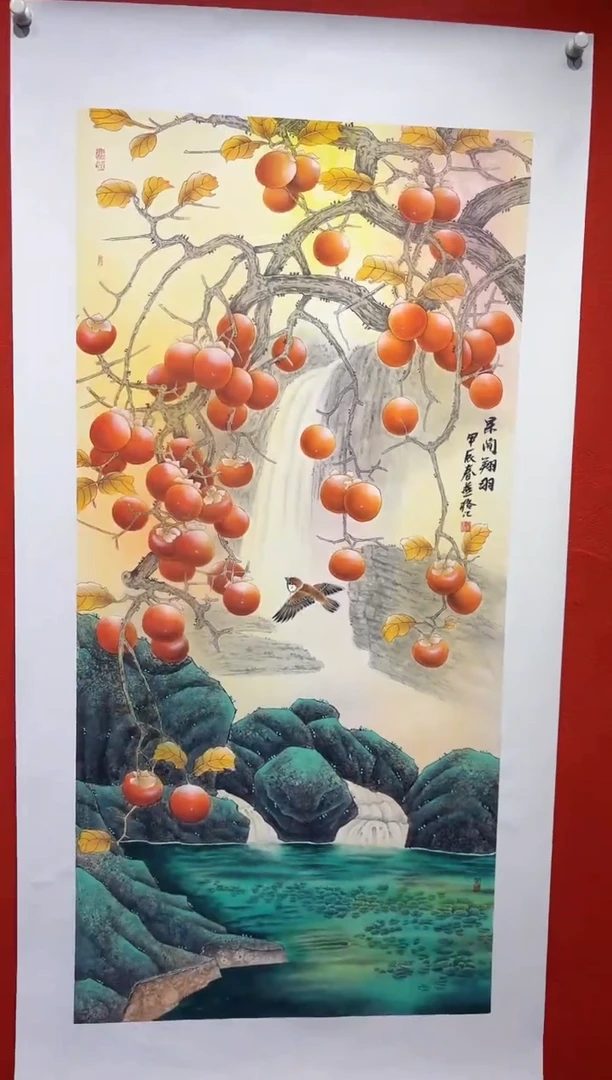 国画秦燕格国画手绘作品Y70