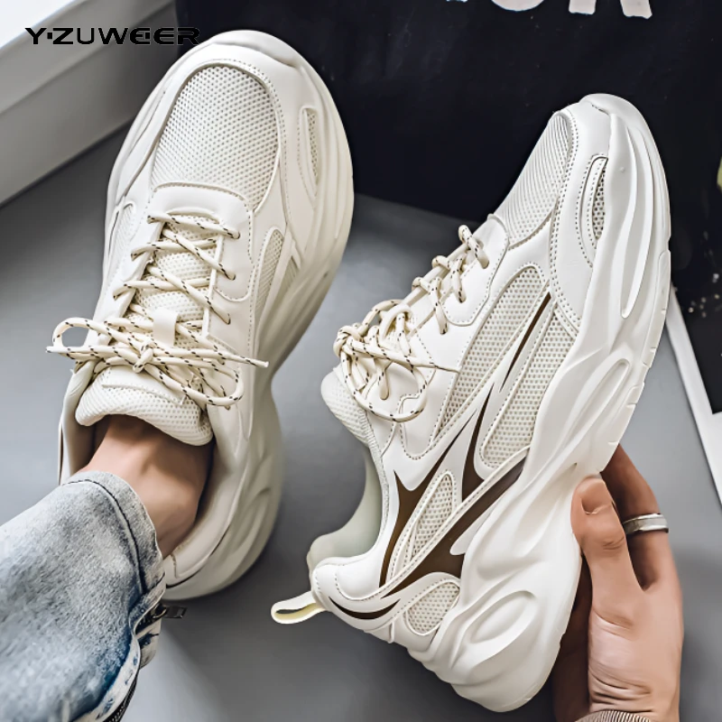 男鞋潮鞋老爹鞋运动鞋男士跑步运动休闲男士休闲鞋子男款男生夏季