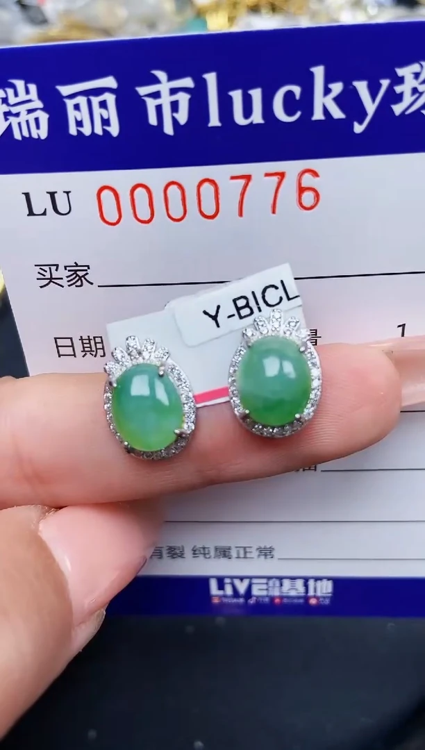 【闪购商品】翡翠颈饰银S925镶嵌0776