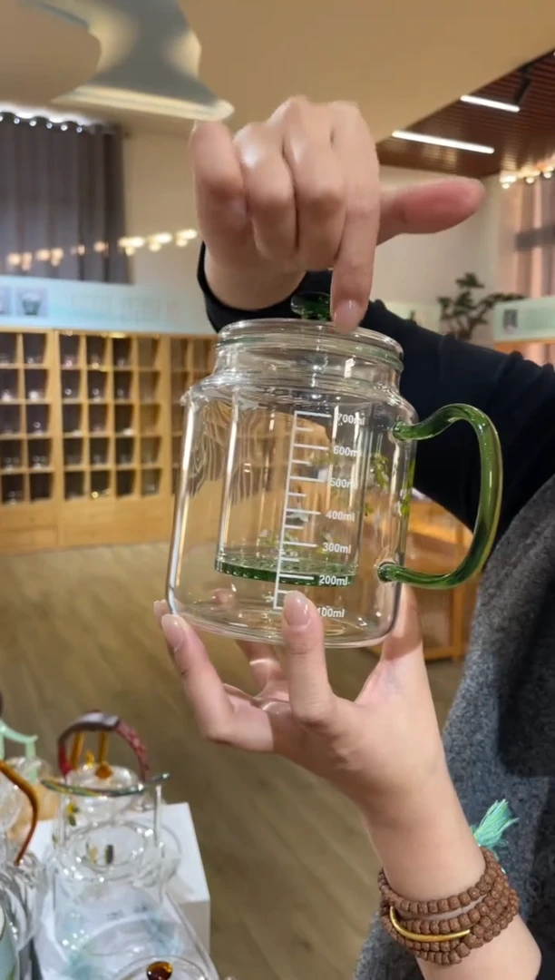 手工艺品玻璃遇器大神奇壶绿把梨花白燕