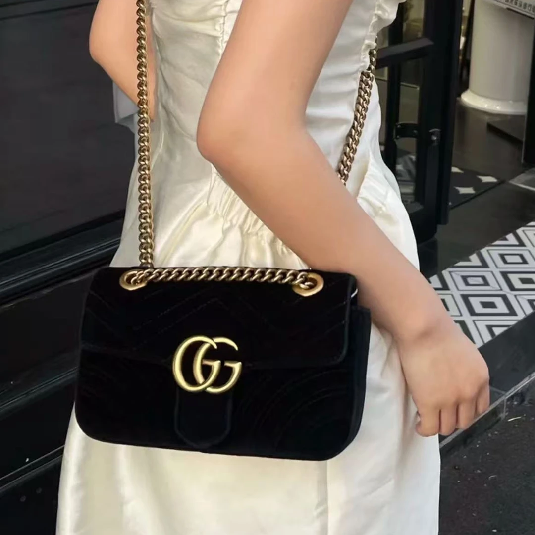 95新 GUCCI/古驰 安洁利严选单肩包/0018081