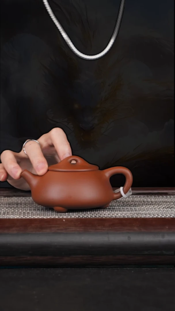 【闪购商品】紫砂茶壶13清水泥石瓢