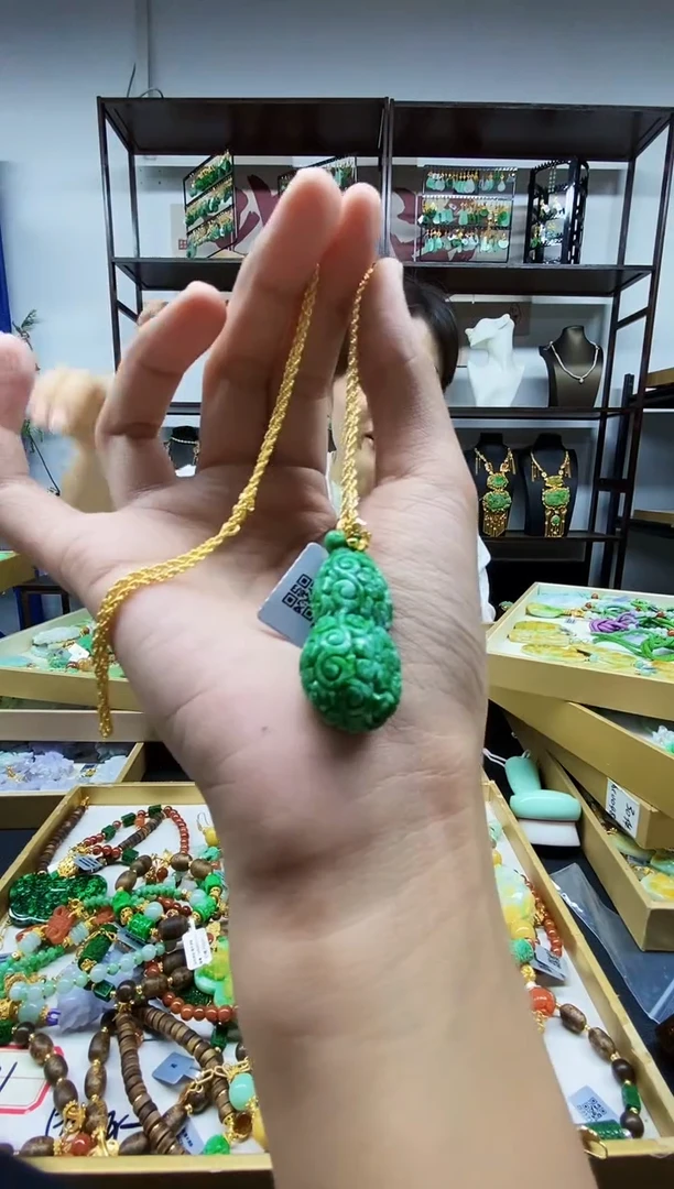 颈饰未镶嵌翡翠翡翠吊坠