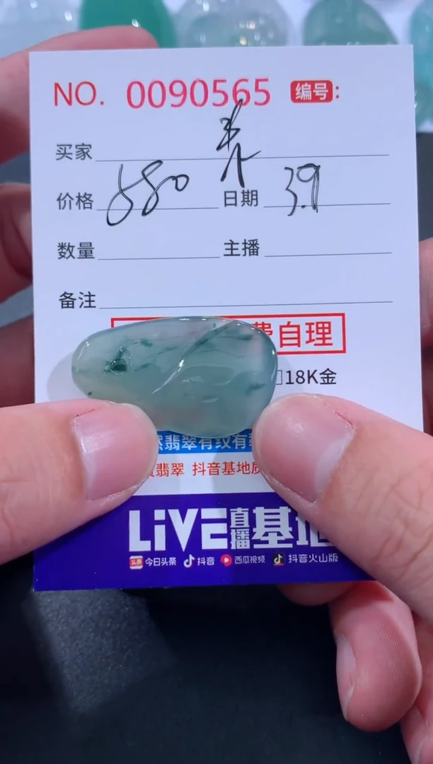 【闪购商品】翡翠颈饰未镶嵌青