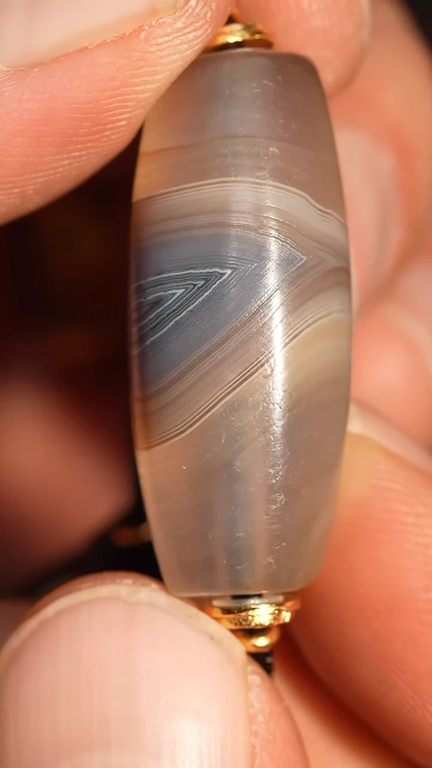 未镶嵌颈饰玛瑙/玉髓冲赛康胡子哥，DIY一185