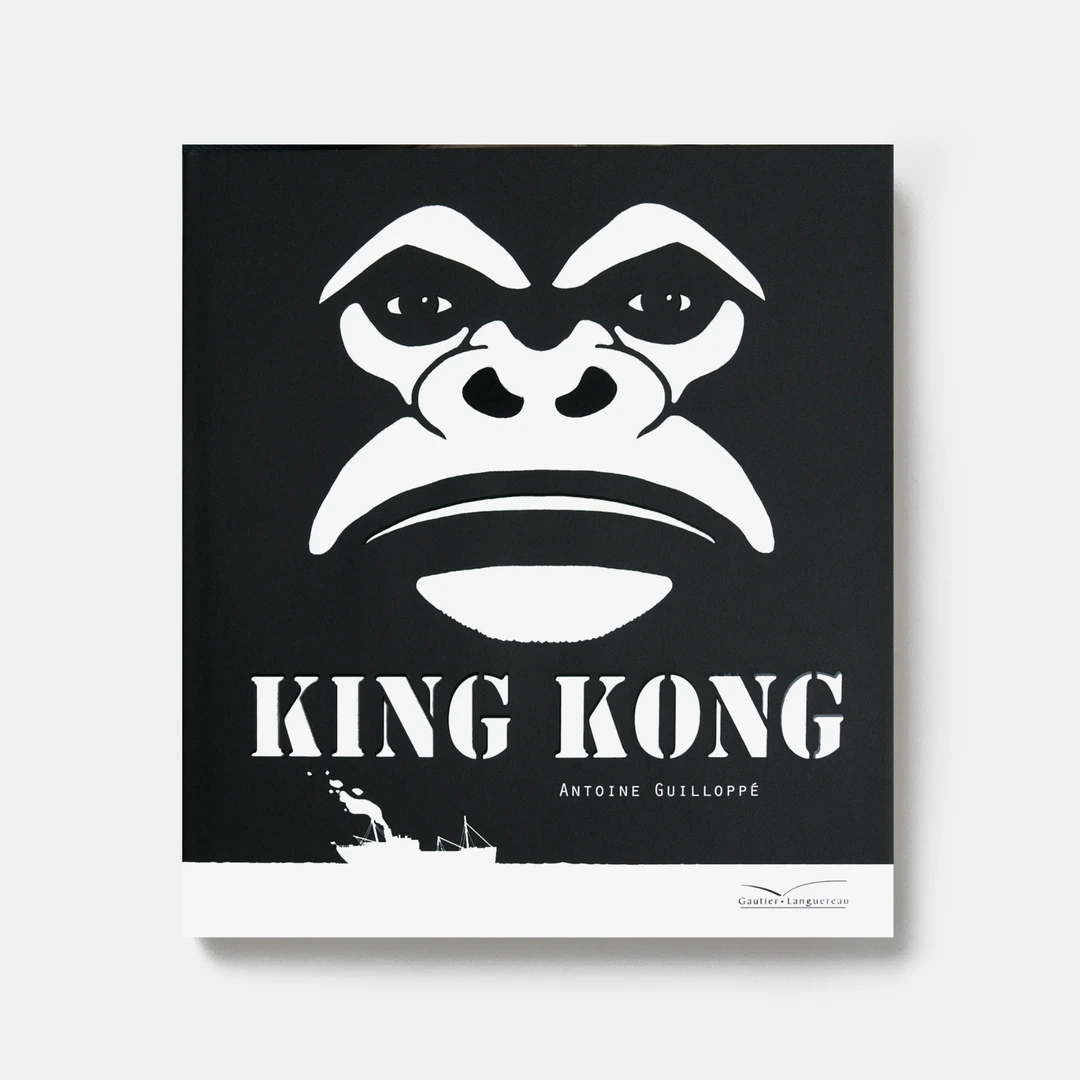 【瑕疵】King Kong 法语原版绘本 镂空 纸雕 艺术类绘本