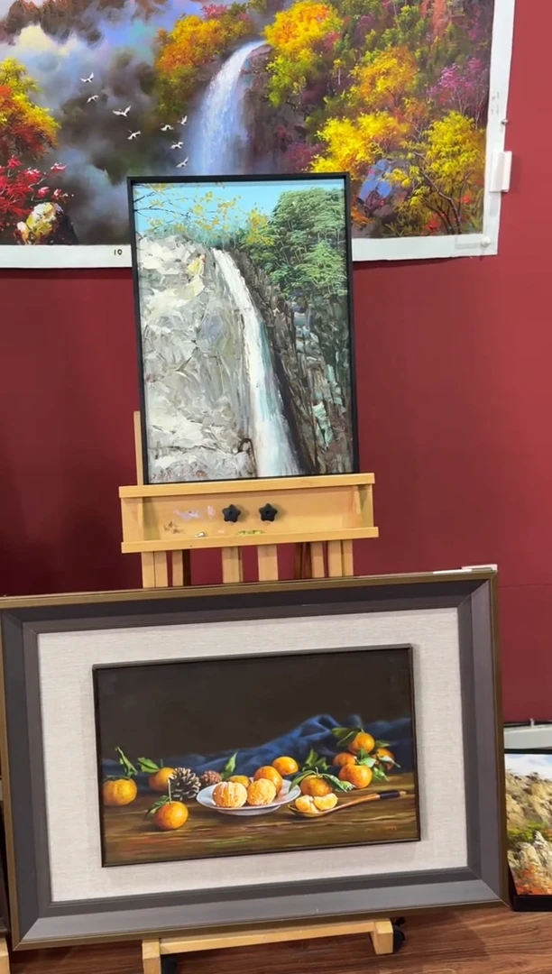 油画【26号】朝鲜原创纯手绘孤品油画丨顺丰包邮