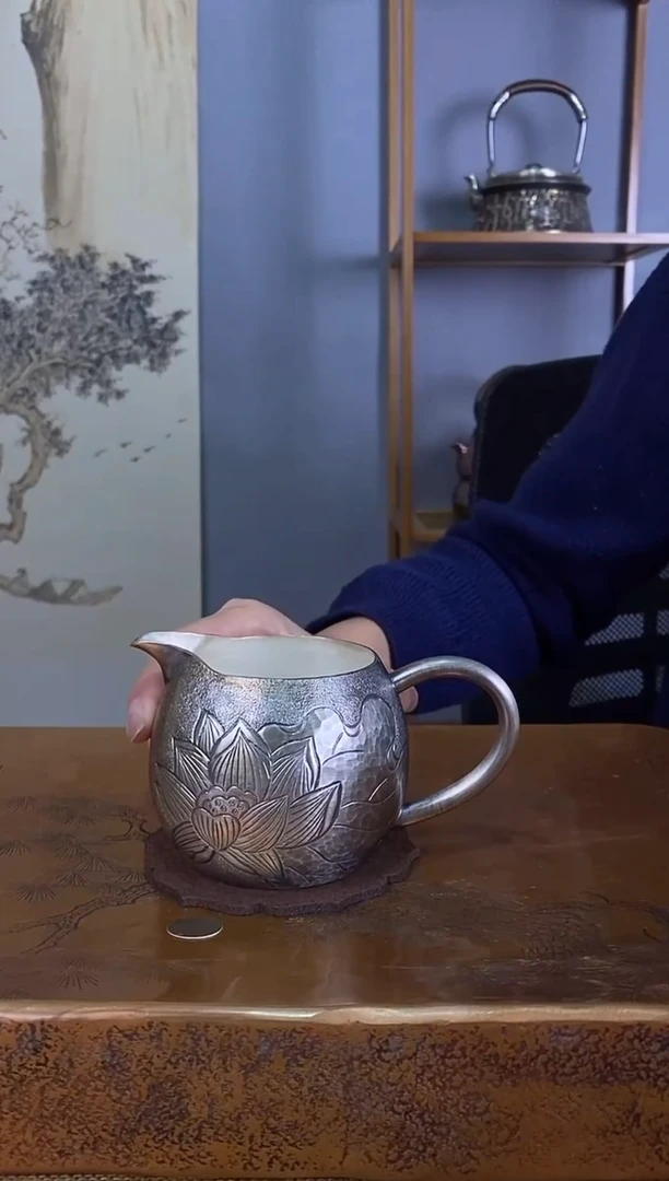 不二银工荷花公杯