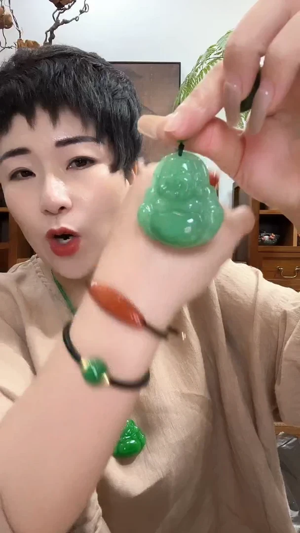 吊坠(赠链)合金翡翠572