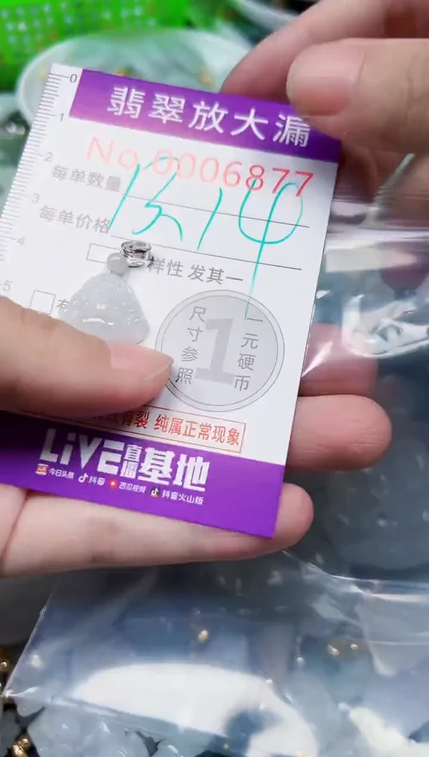 颈饰未镶嵌翡翠6877