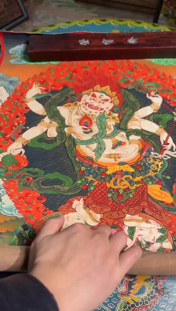 卷轴画卷轴画奥奥的唐卡