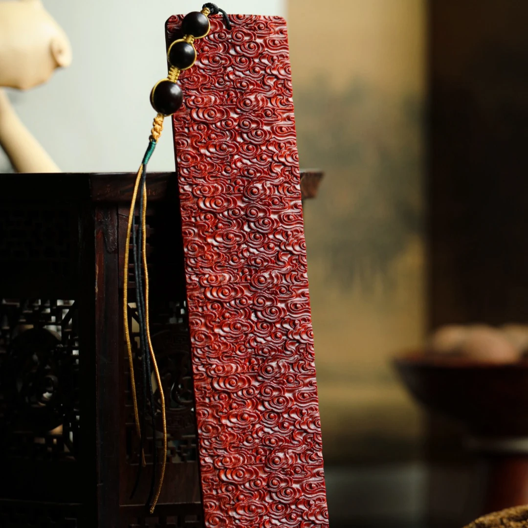 印度小叶紫檀 | 祥云书签