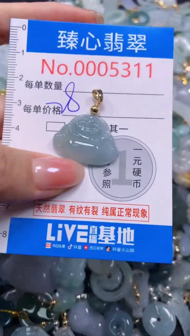 吊坠(不含链)未镶嵌翡翠5311
