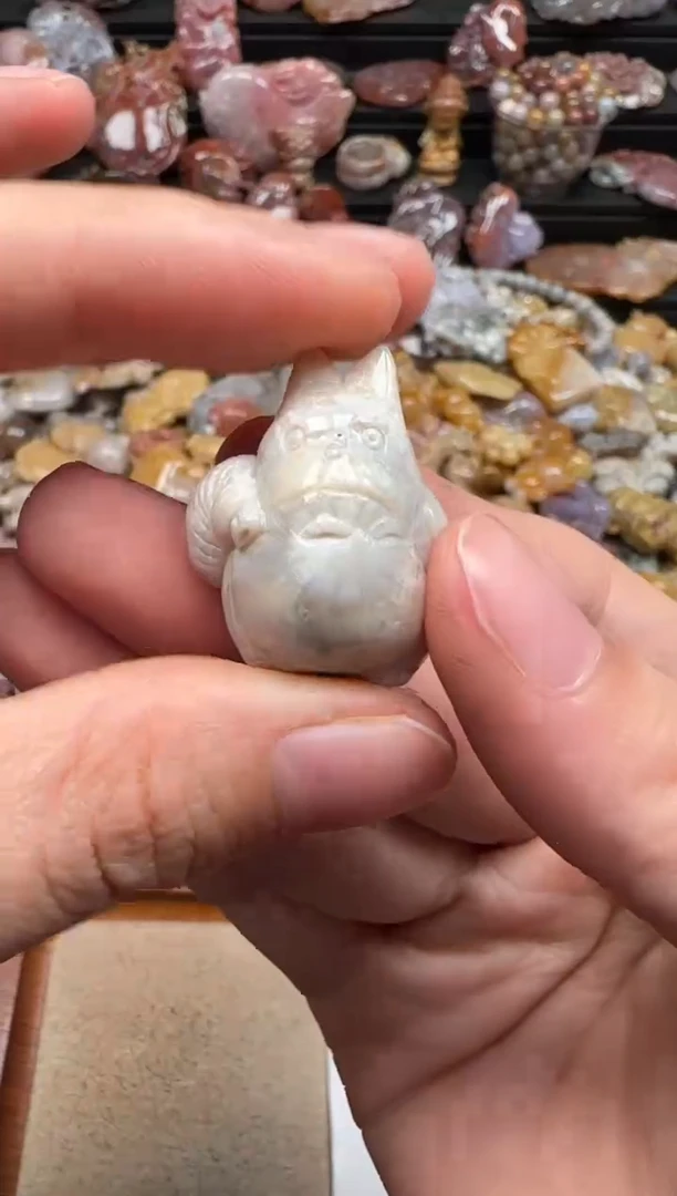 【闪购商品】硅化珊瑚（珊瑚玉）颈饰未镶嵌486