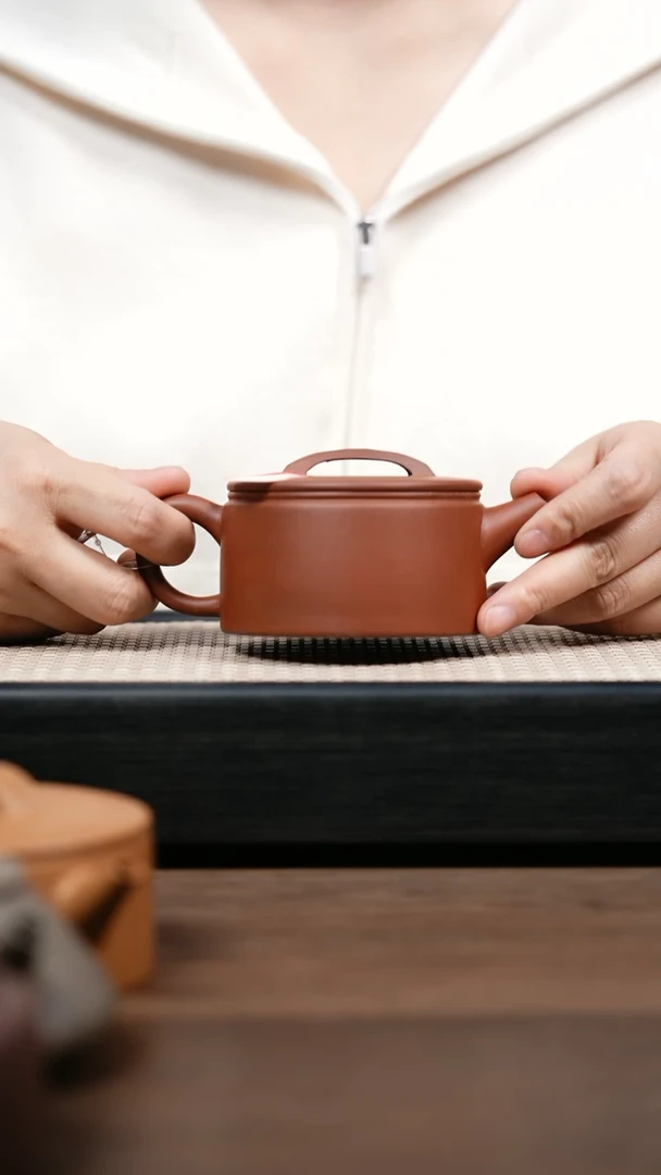 【闪购商品】紫砂茶壶微瑕 红皮龙汉瓦