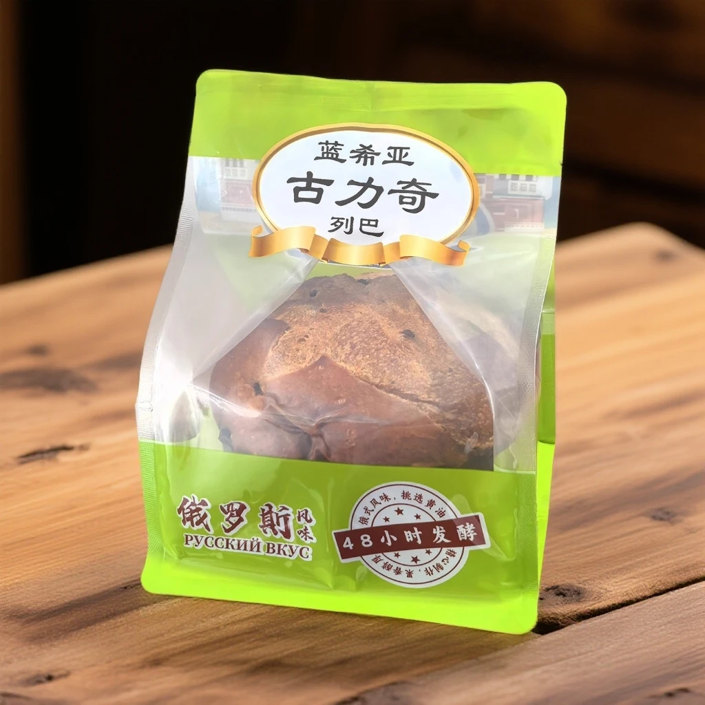 俄罗斯风味列巴面包夹心葡萄干早餐食品糕点零食古力奇大列巴400g