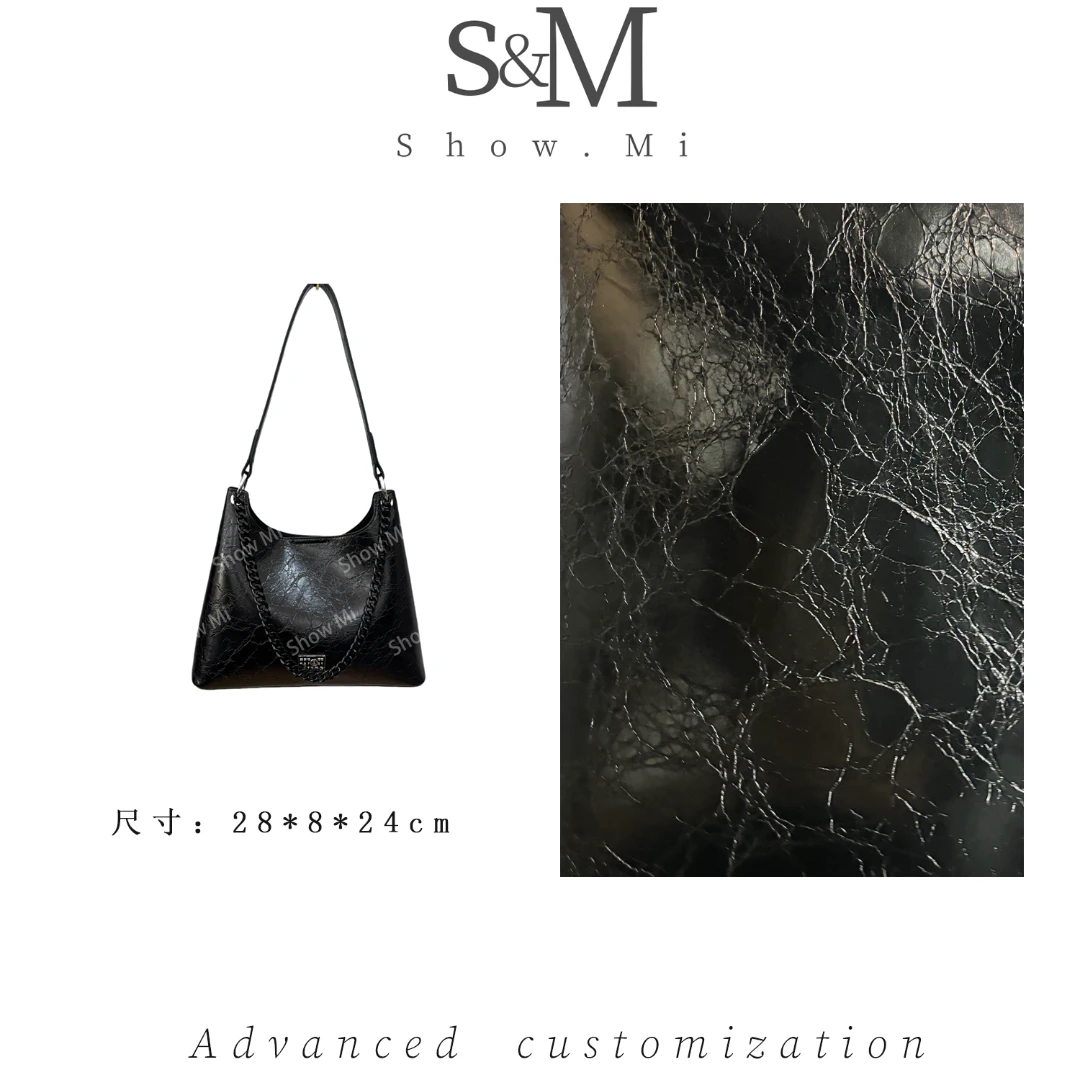 【Show Mi】QYX-82728-黑色-轻奢小众时尚百搭女士包包sm