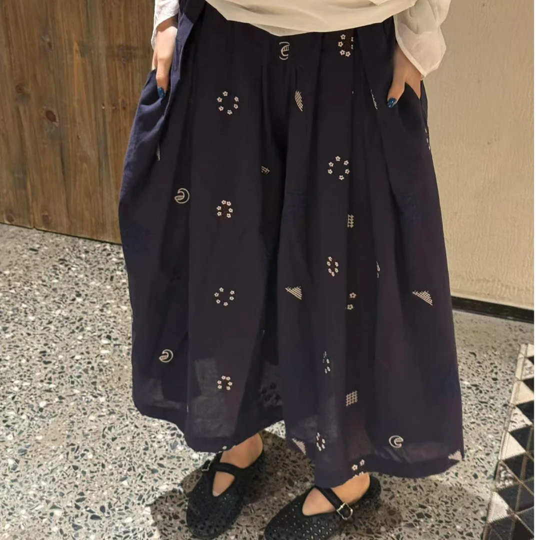 S.SHUi小众刺绣裙裤