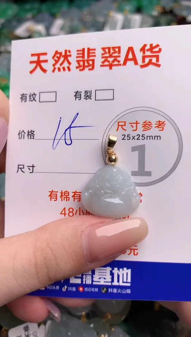 翡翠未镶嵌颈饰24001556