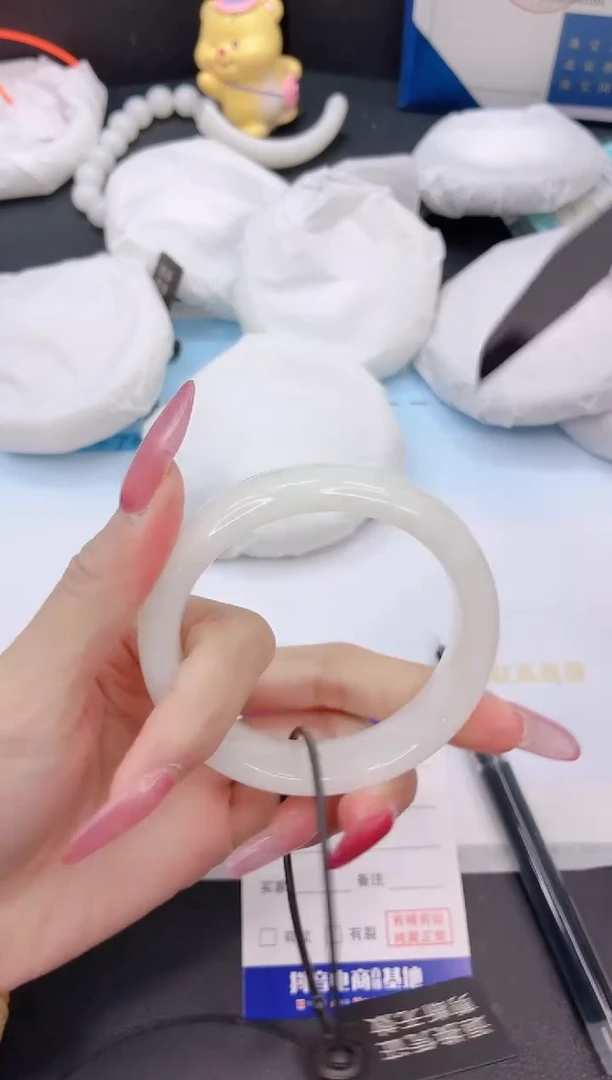 未镶嵌手镯和田玉2G139-55+