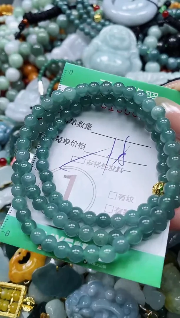 翡翠未镶嵌颈饰闪购0190056多样性发其一