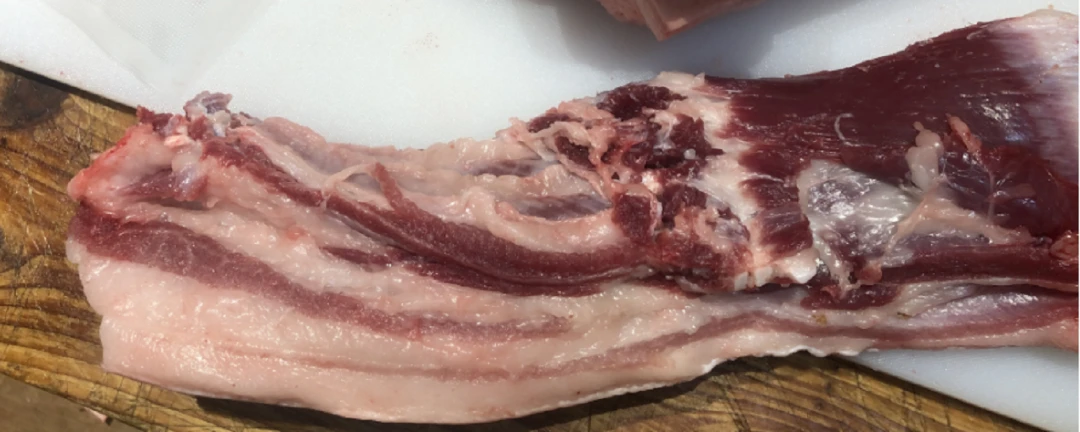 【五花肉4斤偏肥 肥瘦随机发货】顺丰包邮 山里老人养的土猪肉