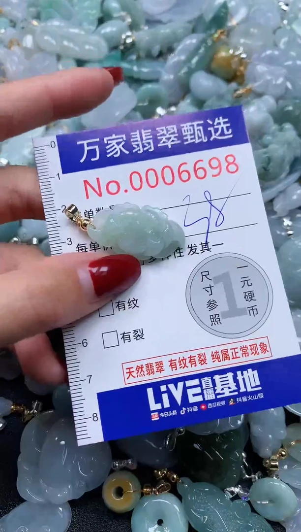 颈饰未镶嵌翡翠6698