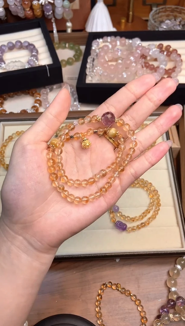 【闪购商品】水晶手链未镶嵌黄水晶