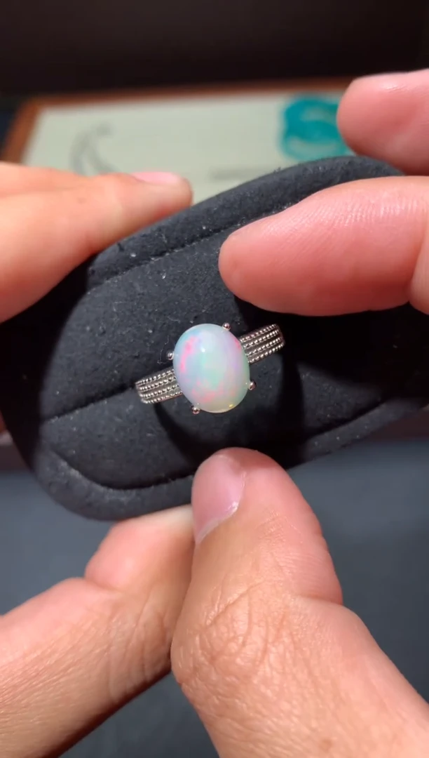 未镶嵌欧泊戒指J105【多样性发其一】