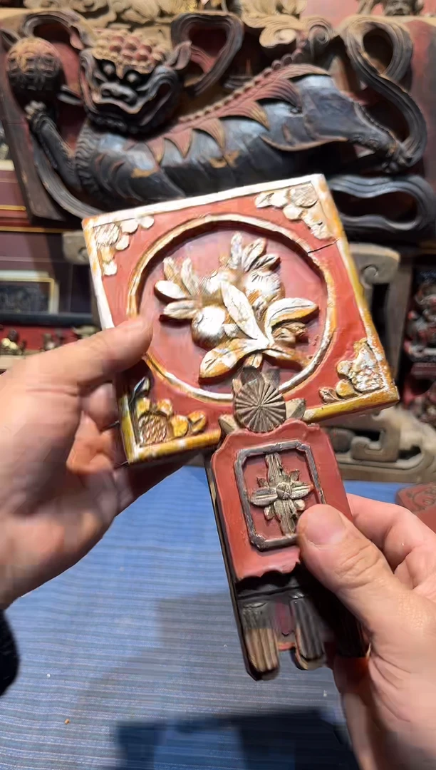 【闪购商品】香樟木老木雕老物件