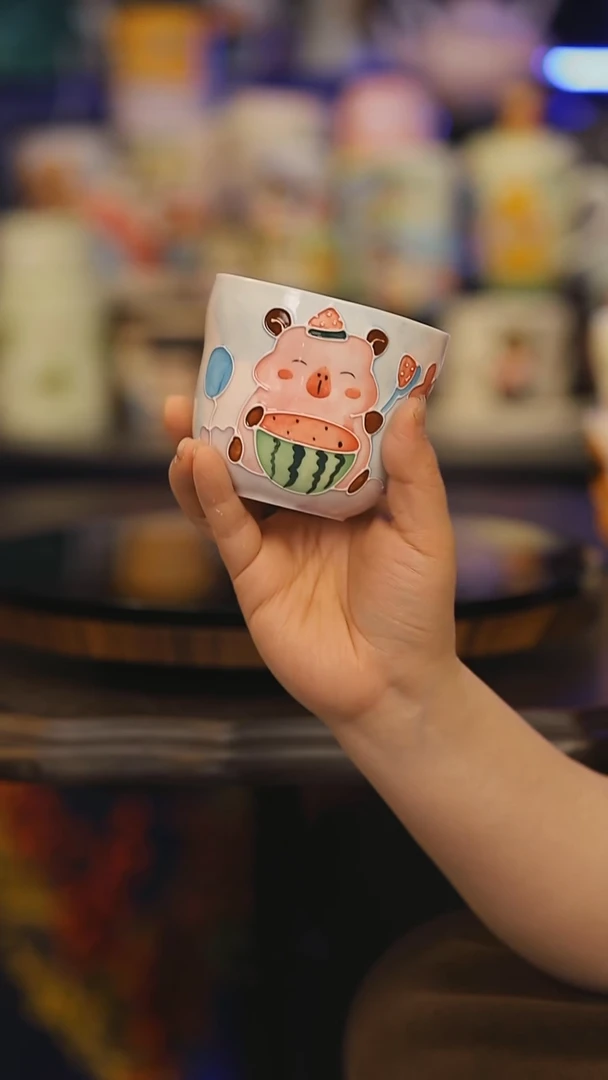 【闪购商品】摆件景德镇釉下彩绘设计师款式陶瓷