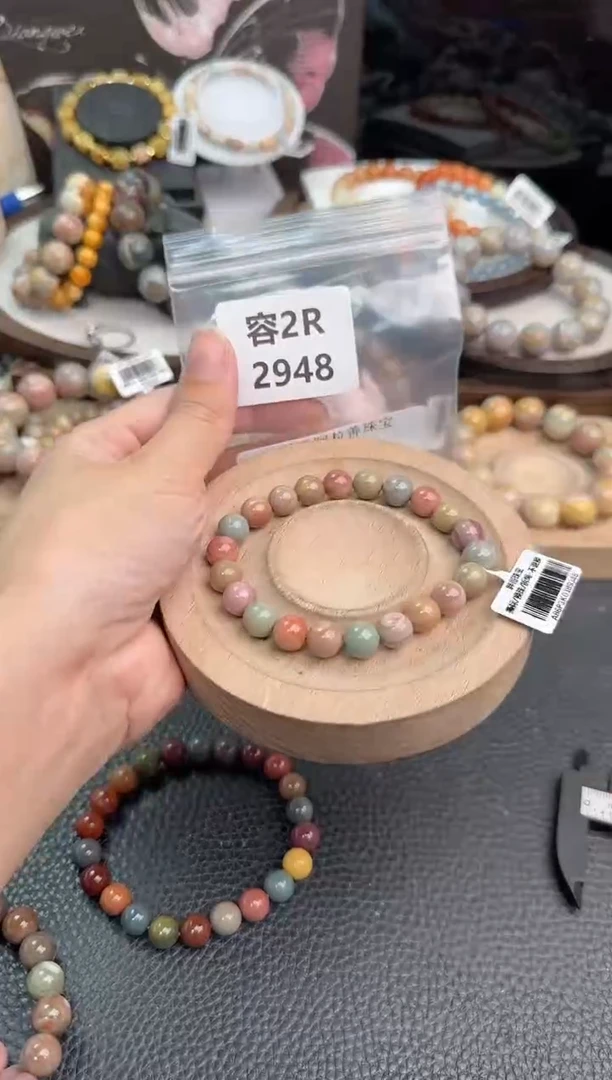 未镶嵌手链石英质玉莓***头2R2948