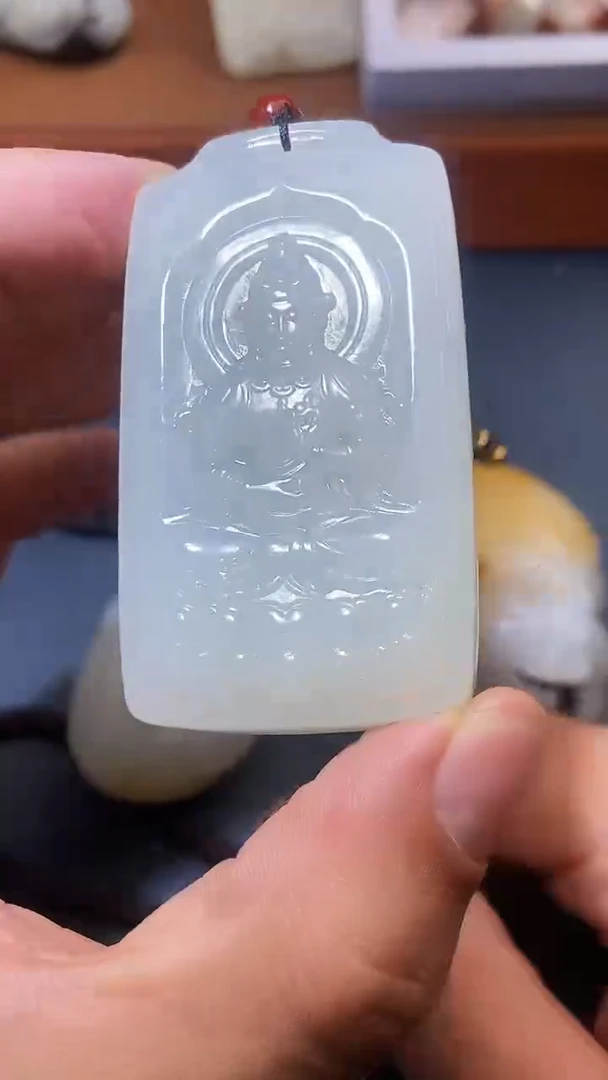 和田玉未镶嵌颈饰HX