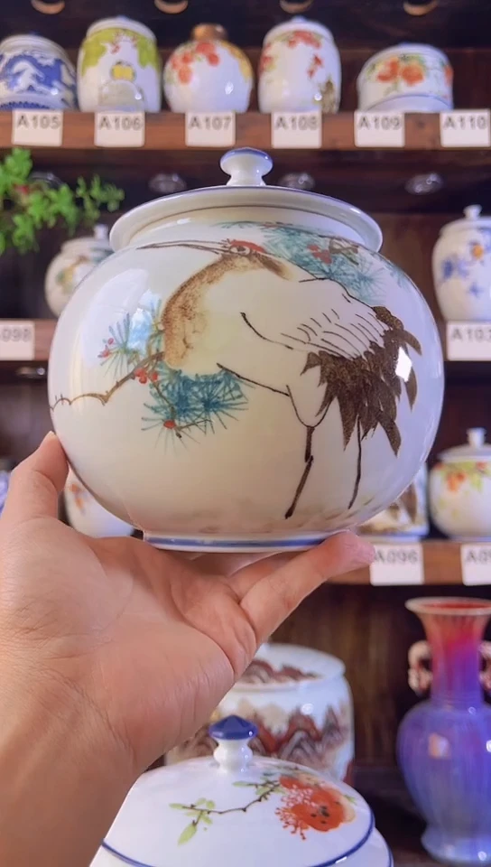 迎君陶瓷纯手工手绘  11