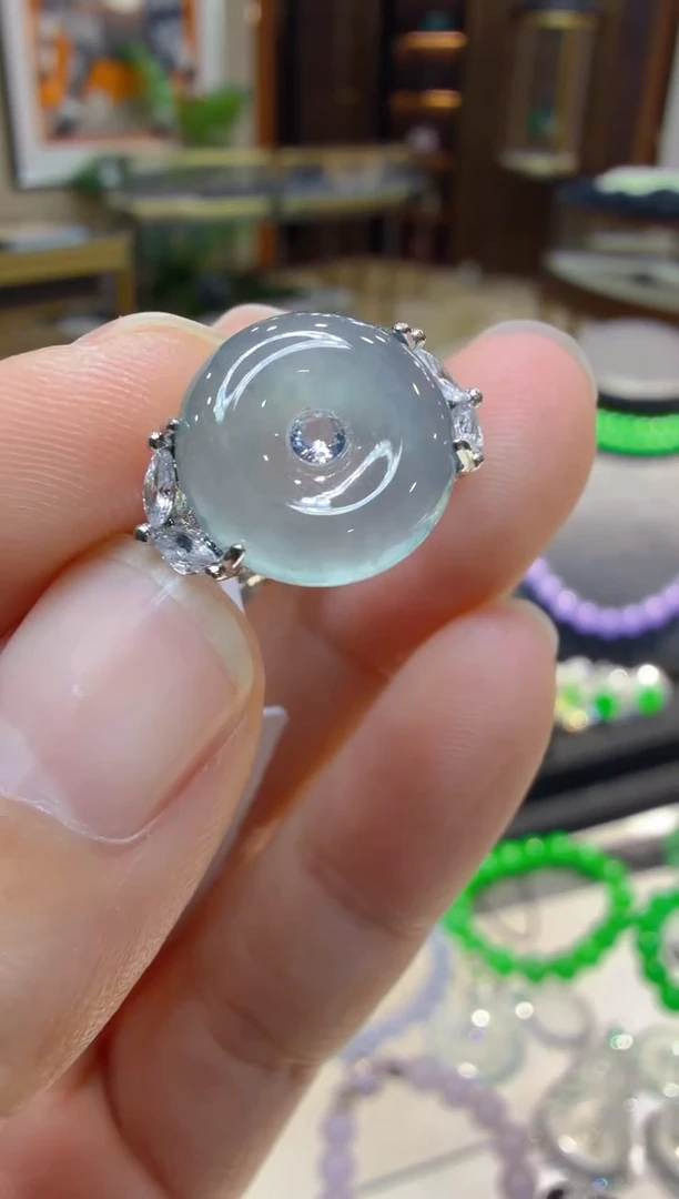 合金戒指翡翠多样性团购发一件