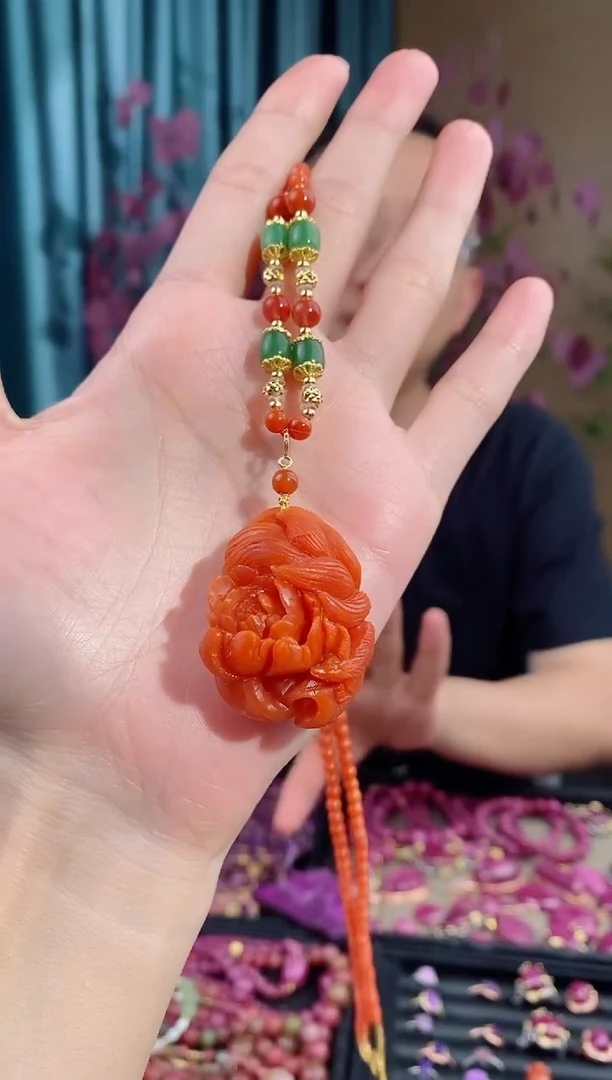 南红玛瑙未镶嵌套链254